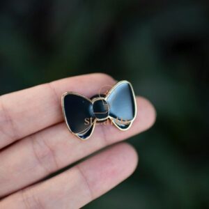 Pin Infantil -Gravata Borboleta Azul Marinho