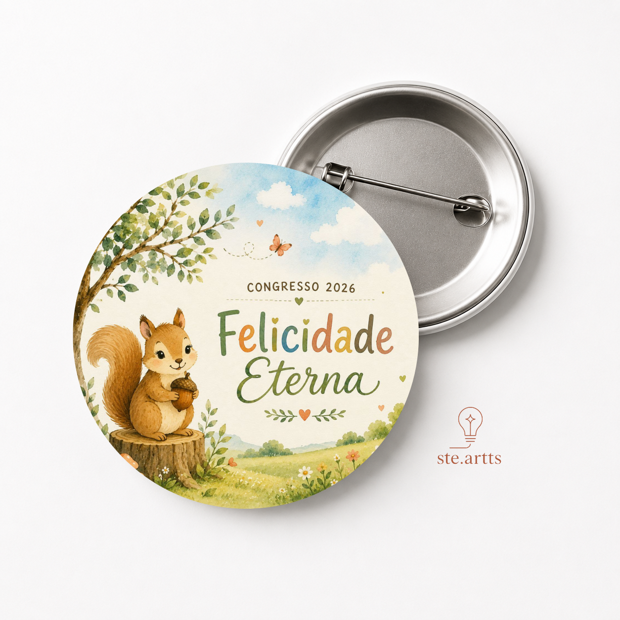 Bottons "COLEÇÃO FELICIDADE ETERNA - INFANTIL