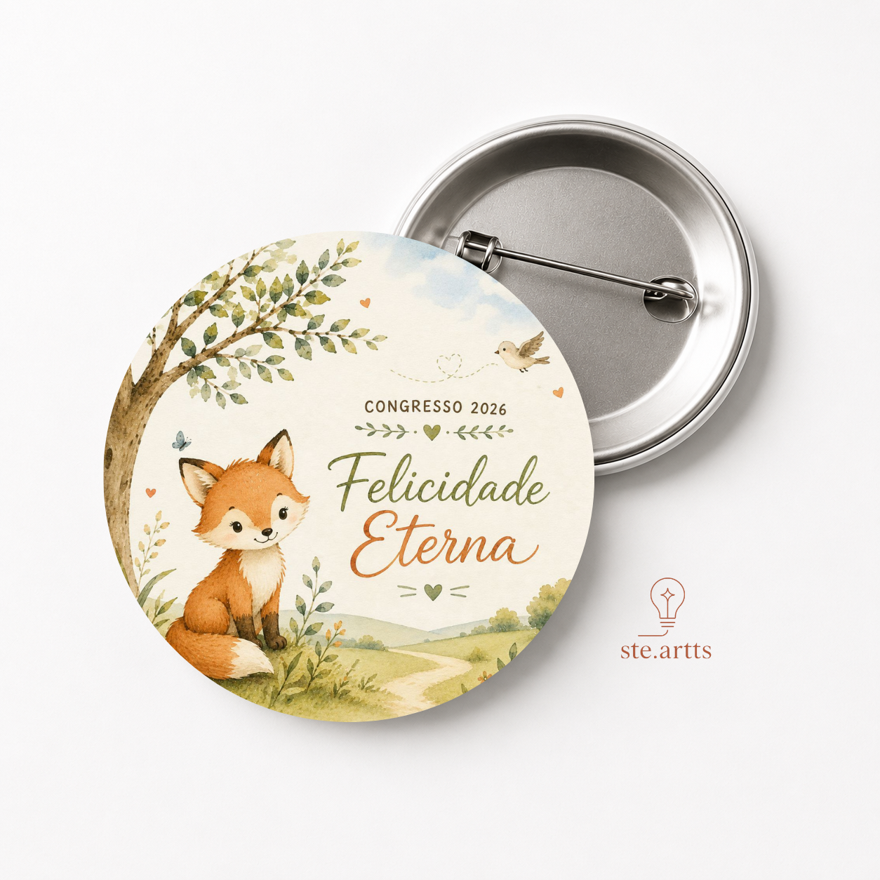 Bottons "COLEÇÃO FELICIDADE ETERNA - INFANTIL