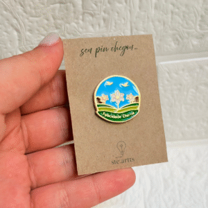 Pin Lírio Felicidade Eterna – Congresso JW 2026
