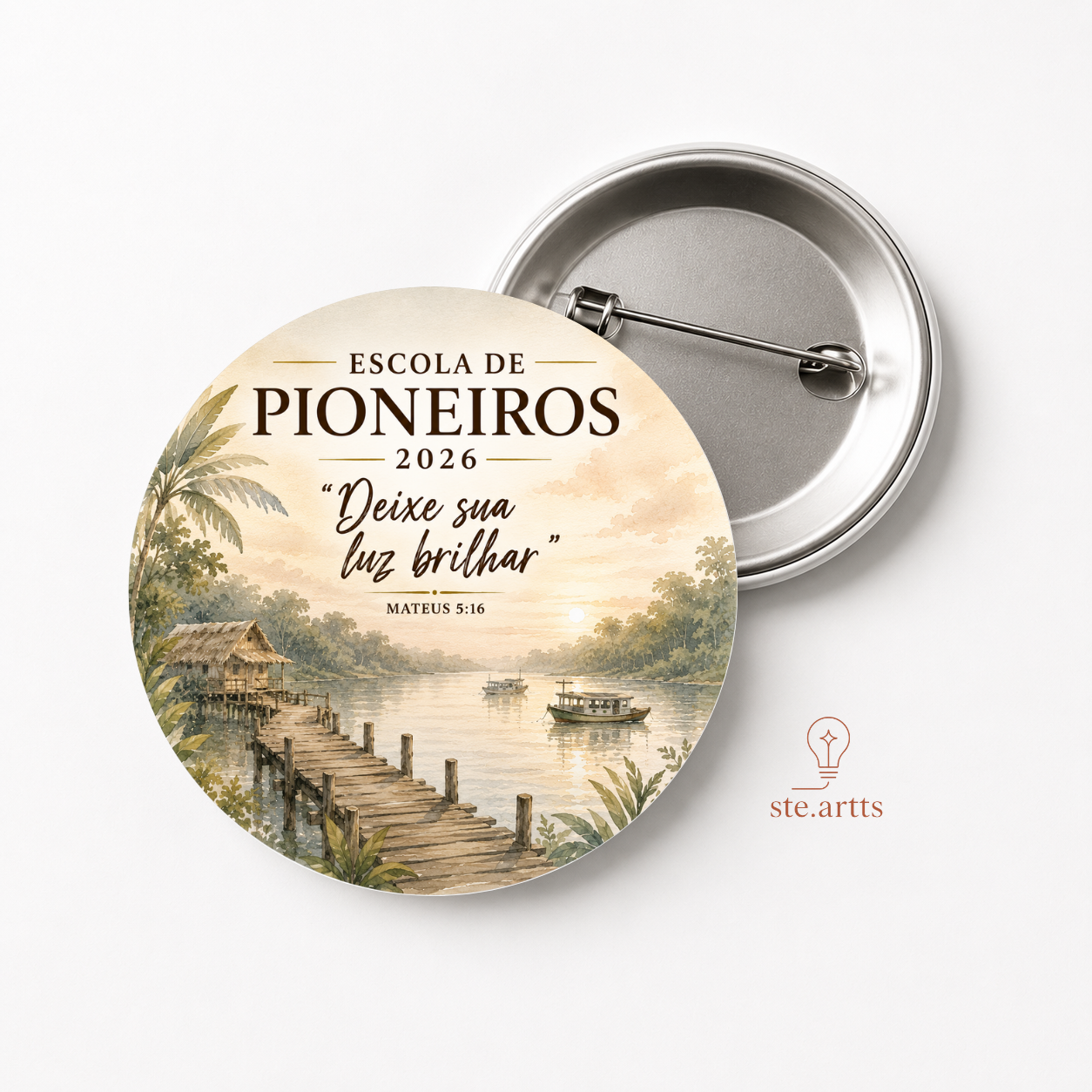 Bottons "COLEÇÃO PIONEIROS - AMAZONAS"