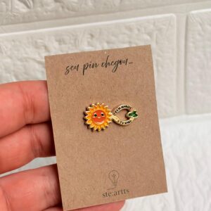 Pin Girassol Felicidade Eterna Infantil – Congresso JW 2026